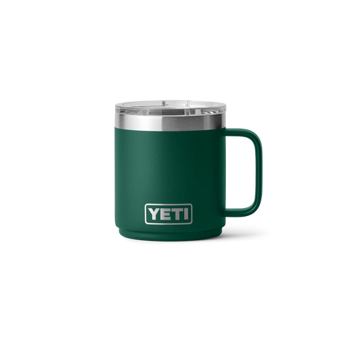Rambler 10oz Ceramic Lined Mug - Black Forest Green