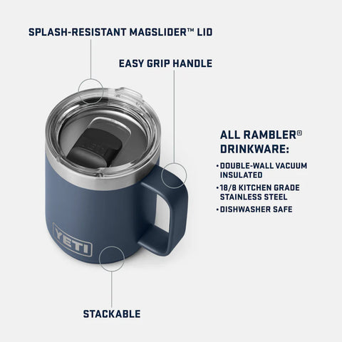 Rambler 10oz Mug - Rescue Red
