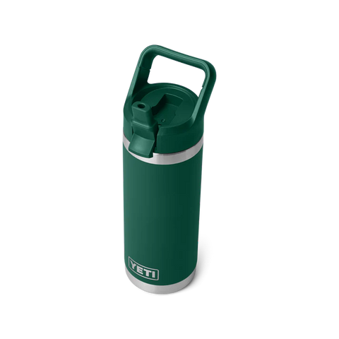 Rambler Straw Bottle 18oz (532ml) - Black Forest Green