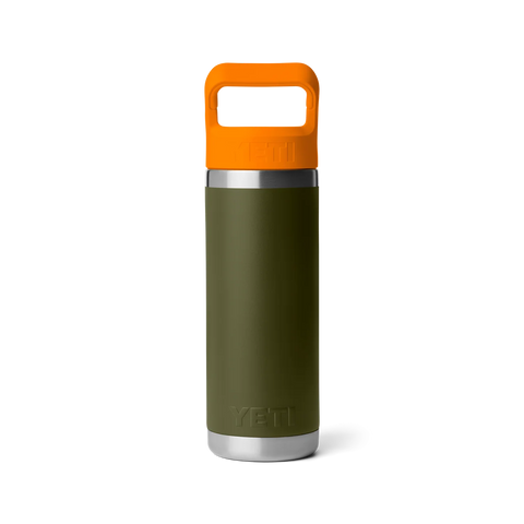 Rambler Straw Bottle 18oz (532ml) - Olive/King Crab Orange