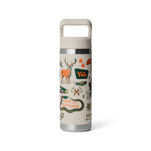 Rambler Straw Bottle 18oz (532ml) - Cape Summer Camp