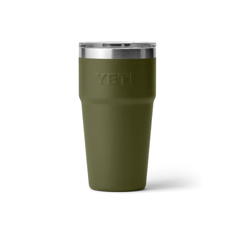 Rambler 20oz Stackable Cup - Olive/King Crab Orange