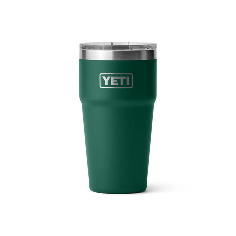 Rambler 20oz Stackable Cup - Black Forest Green