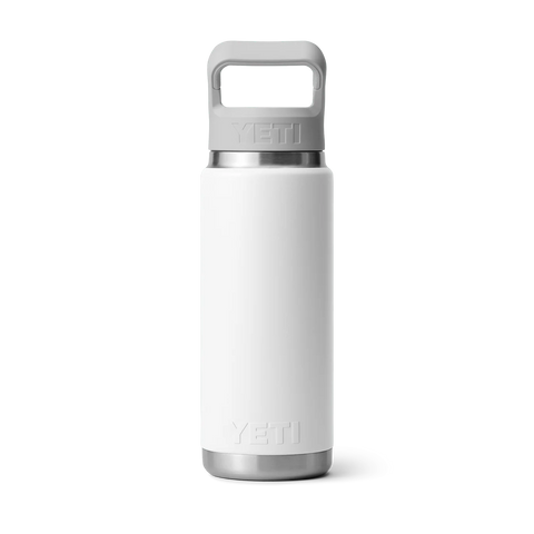 Rambler Bottle 26oz Straw Cap - White (Grey Lid)