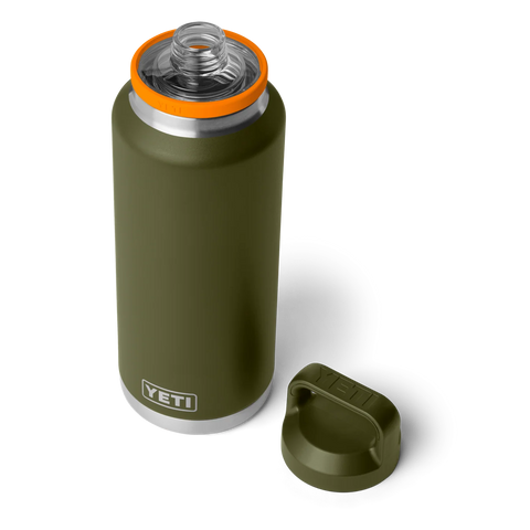 Rambler 46oz (1.4 L) Bottle with Chug Cap - Olive/King Crab Orange