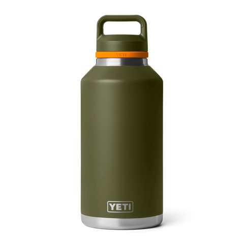 Rambler 64oz (1.9 Ltr) Bottle with Chug Cap - Olive/King Crab Orange