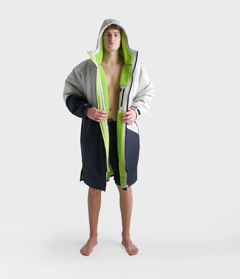Dryrobe Advance Long Sleeve - Anthracite/Lime
