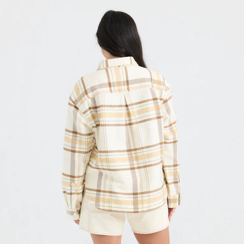 Amberley Long Sleeve Flannel - Bone