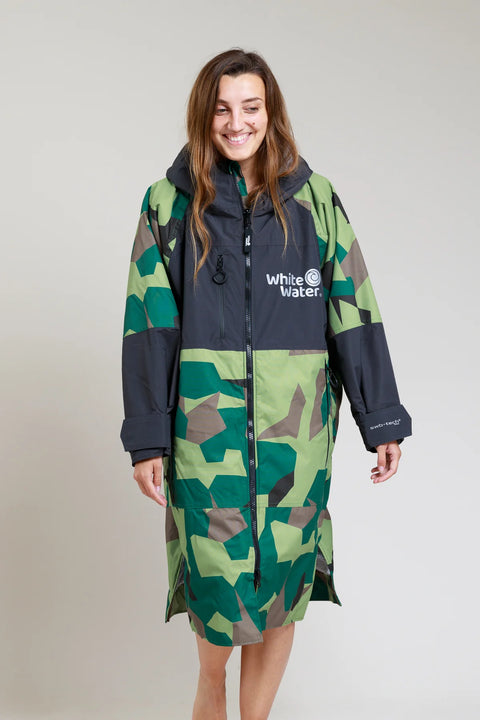 Hard Shell Robe - Camo/Grey