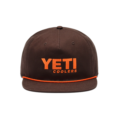 YETI Coolers Flat Brim Rope Hat - Coffee