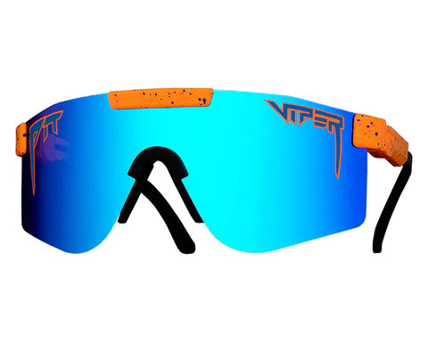The Crush Polarized Double Wide - Polarized Blue Revo Mirror