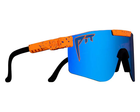 The Crush Polarized Double Wide - Polarized Blue Revo Mirror