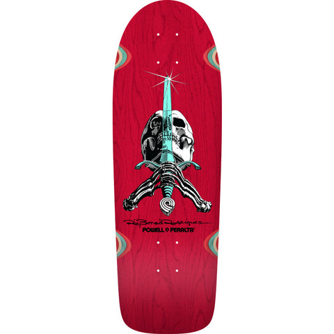Rodriguez OG "Skull and Sword" Red Stain - 10"