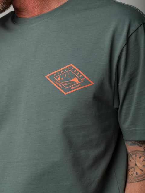 Diamond Logo Tee - Deep Sea