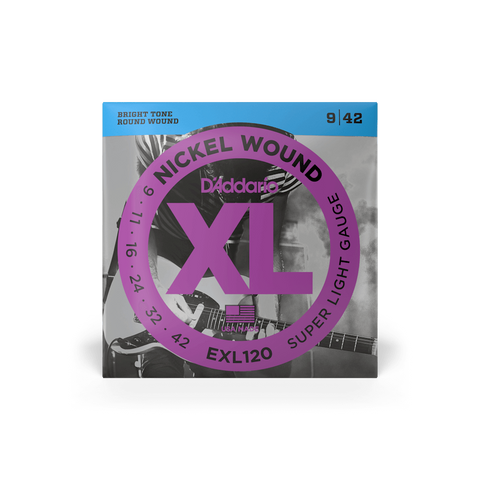 Super Light Gauge Nickel Wound 9-42 (EXL120)