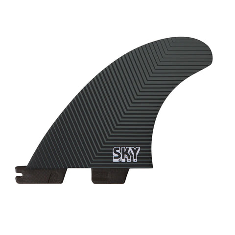 FCS2 Sky Brown "SB" Permforance Core Tri Fin Set - Small - Seafoam/Lavender