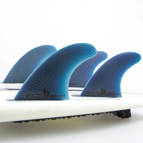 Performer Quad Fin Set Neo Glass "Pacific" EcoBlend - Medium