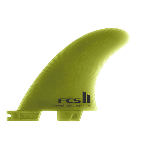 FCS2 Carver Neo Glass Tri-Quad Five Fin Set - Large - Eucalyptus