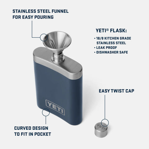 Rambler Flask - Navy