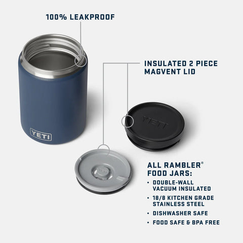 Insulated Food Jar 24oz 709ml - White