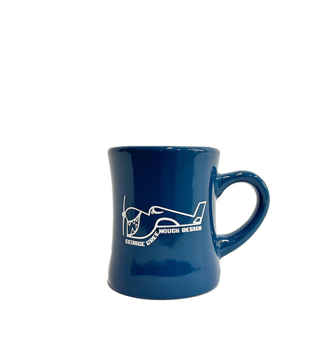 "George Greenough Designs" Mug - Blue