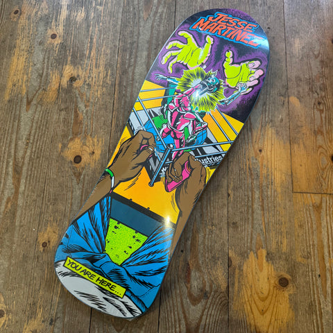 LTD Edition Jesse Martinez "Rock'em Sock'em" Screenprinted Deck - 10.126"