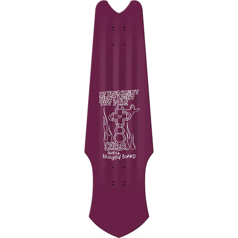 "KADER SYLLA GUEST" TRI-PLANE SKATEBOARD DECK - 9.75"