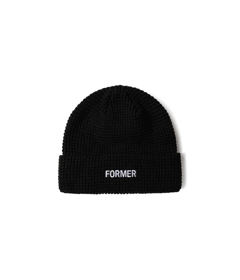 Legacy Waffle Beanie - Black