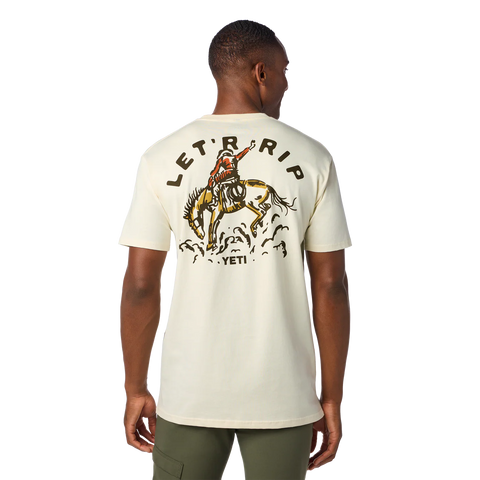 "Let'r Rip" Short Sleeve Tee - Ecru