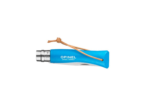 Opinel Trekking Stainless Steel Knife - No.7 Cyan Blue