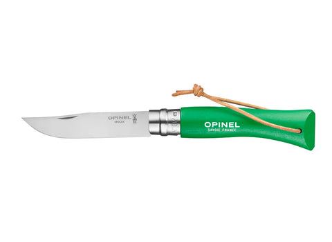 Opinel Trekking Stainless Steel Knife - No.7 Green