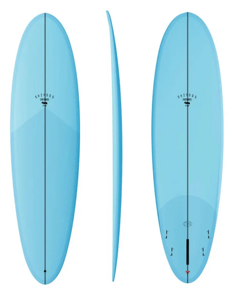 Ben Skinner "Skindog Ova" 7'0" Thunderbolt Red - Bright Blue