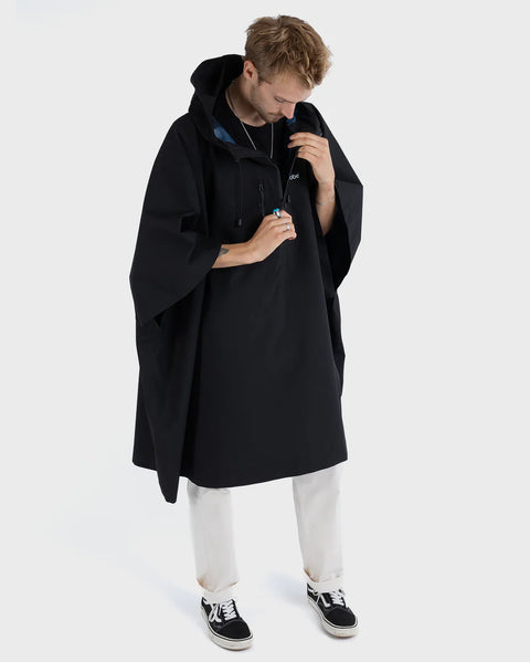 Waterproof Poncho - Black