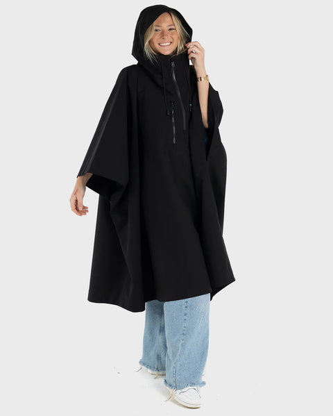 Waterproof Poncho - Black