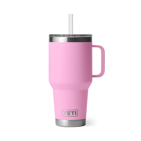 Rambler 35oz Mug with Straw Lid - Power Pink