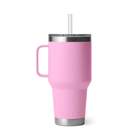 Rambler 35oz Mug with Straw Lid - Power Pink