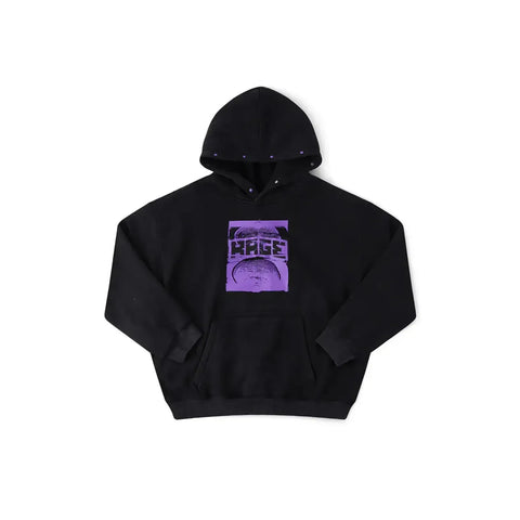 Corp Boxy Hood - Merch Black