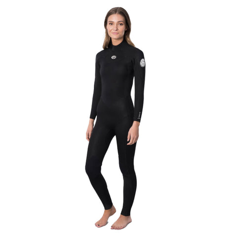 Womens Freelite 4/3 Steamer - Black