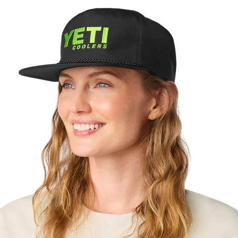 YETI Coolers Flat Brim Rope Hat - Green