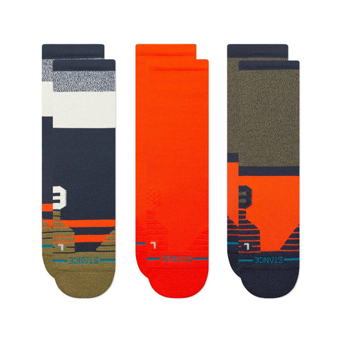 Route Mid Crew 3 pack - Navy