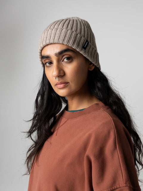 Fisherman Beanie - Natural Sandstone