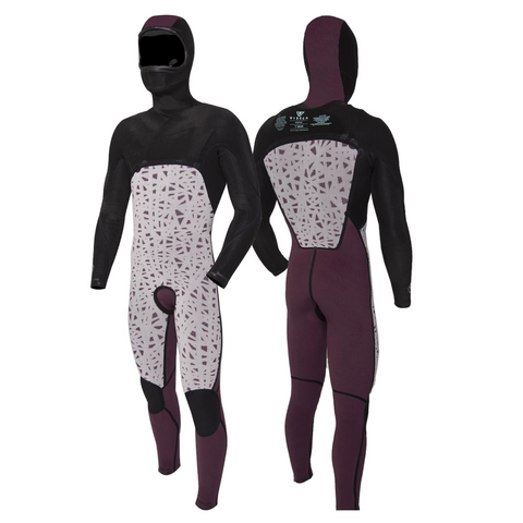 7 Seven Seas 4/3 Hooded Full Suit - Black