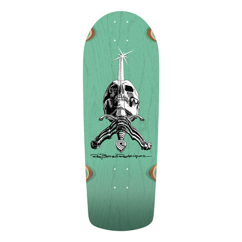 Rodriguez OG "Skull and Sword" Snub - Light Teal Stain 10"