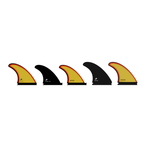 "Spun Honey" Medium 5 Fin Set