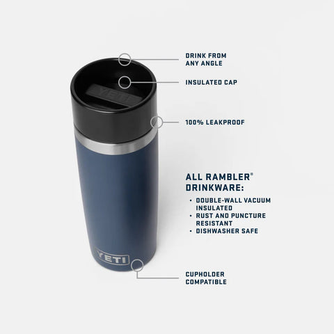 Rambler Travel Bottle 16oz - Navy