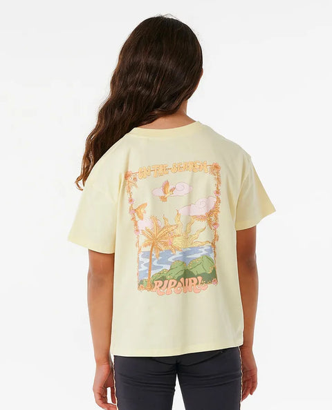 Tropic Search Tee Girls - Lemon Ice