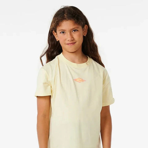 Tropic Search Tee Girls - Lemon Ice