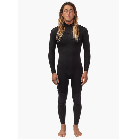 7 Seven Seas 4/3 Full Suit Chest Zip - Black