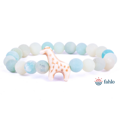 Trek Bracelet - Giraffe - Sky Stone