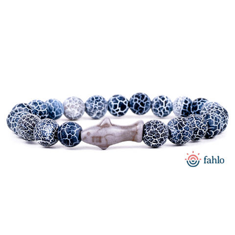 Voyage Bracelet - Shark - Deep Blue
